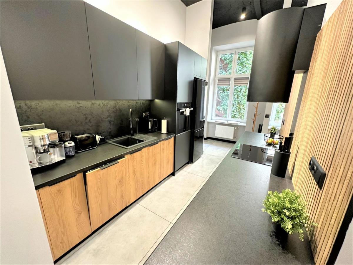 Luxury 100M2 Loft Design-Apartment At Wawel + Netflix كراكوفيا المظهر الخارجي الصورة
