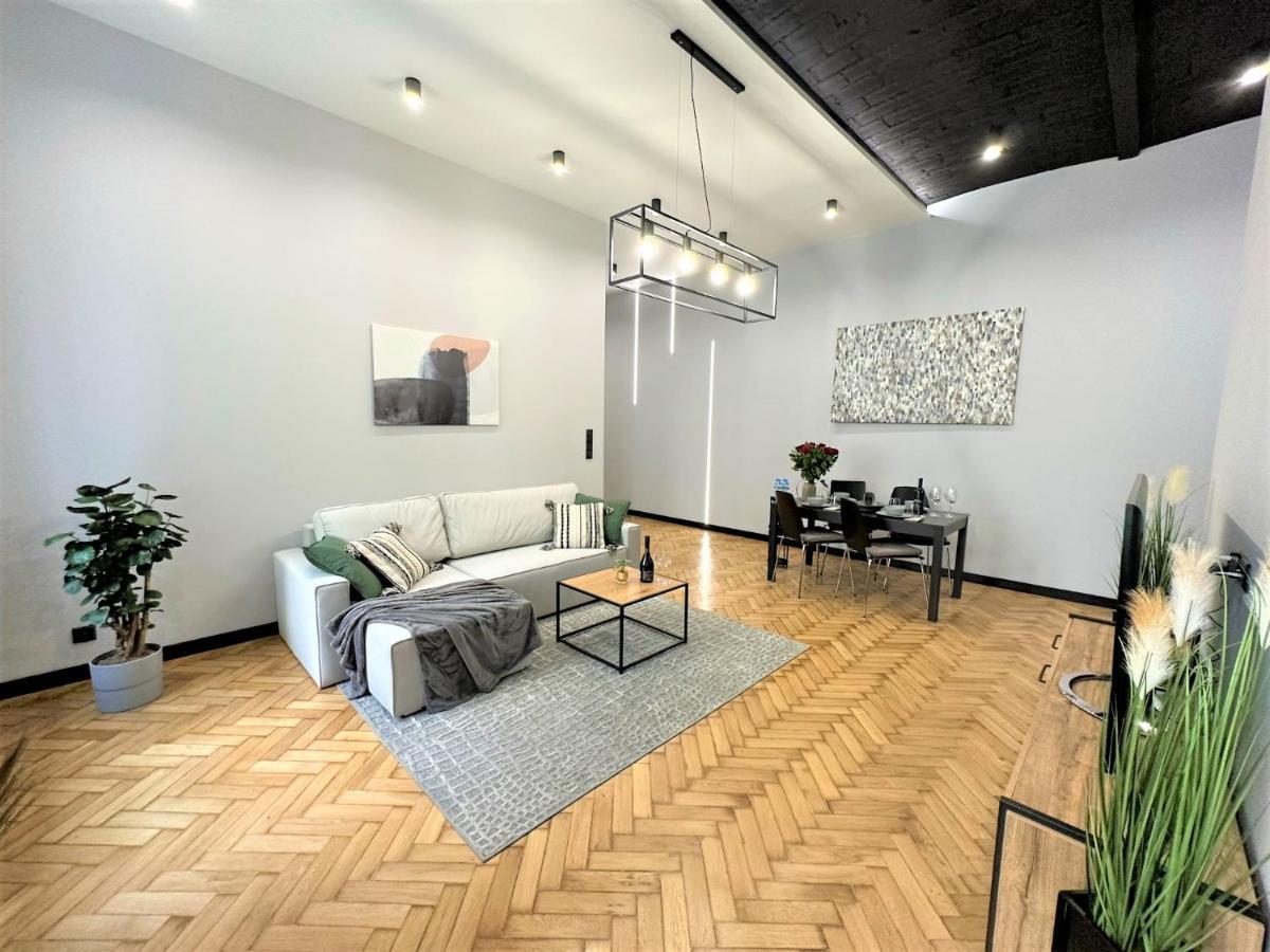 Luxury 100M2 Loft Design-Apartment At Wawel + Netflix كراكوفيا المظهر الخارجي الصورة