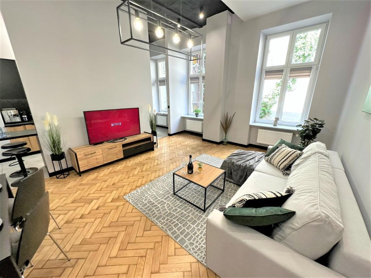 Luxury 100M2 Loft Design-Apartment At Wawel + Netflix كراكوفيا المظهر الخارجي الصورة